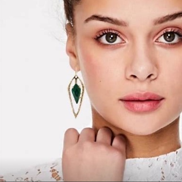 ALEXIS BITTAR NEW Open Kite Dark Gunmetal Smoke Blue Swarovski Crystals Earrings - Picture 12 of 13